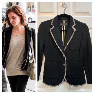 [Rag & Bone] Black Bromley Knit Blazer - ASO Emma Watson and Pretty Little Liars